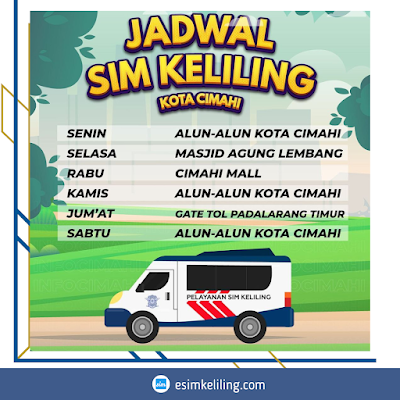 Jadwal SIM Keliling Kota Cimahi